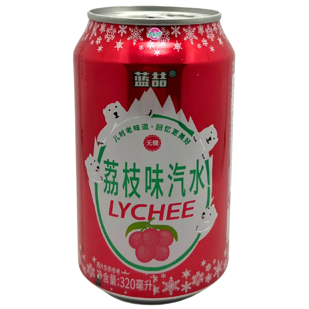 Lanzhe Lychee Flavoured Soda 320ml