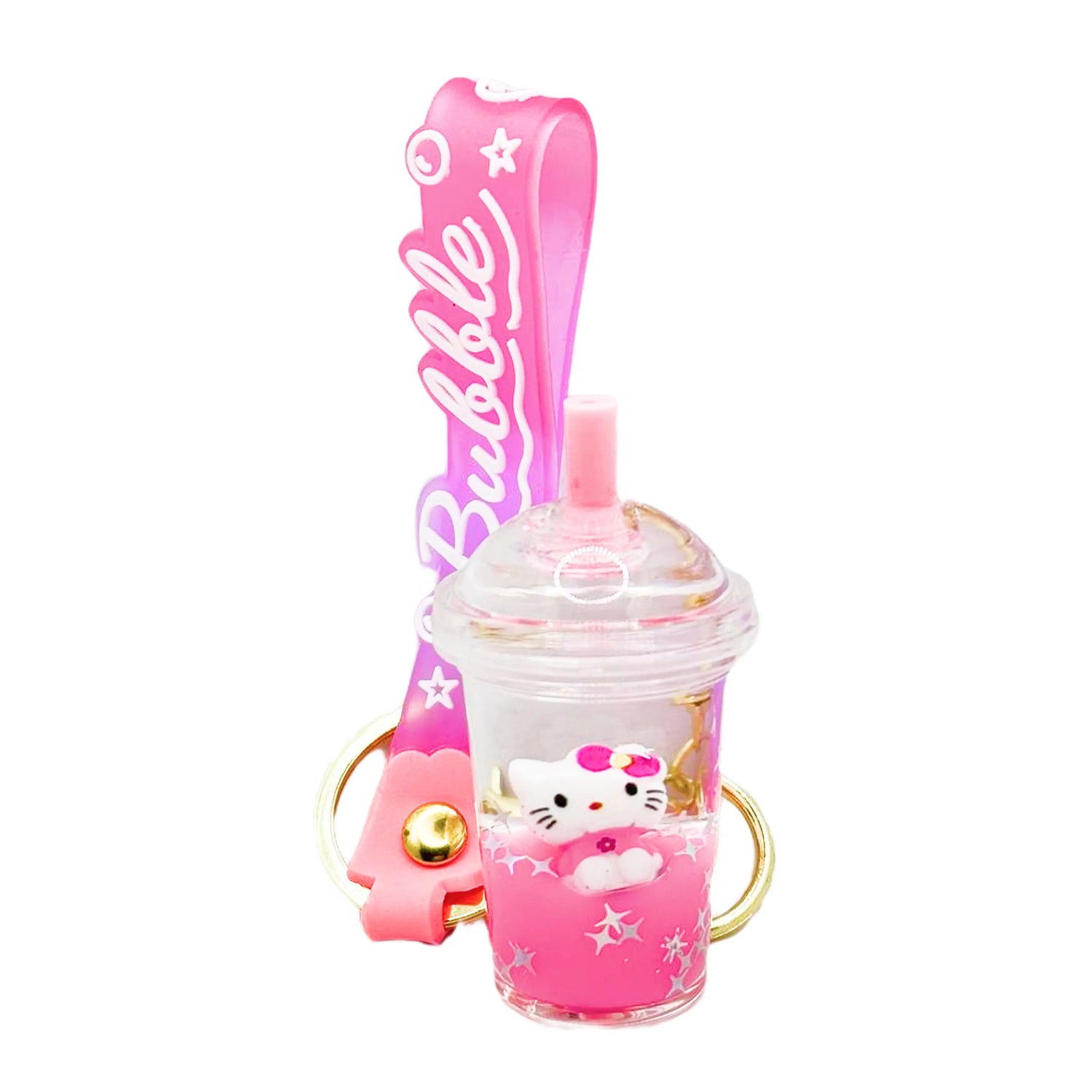Asian Pantry Hello Kitty Bubble Tea Keychain
