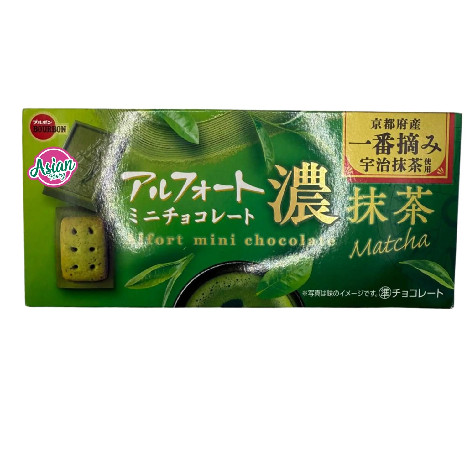 Bourbon Alfort Mini Chocolate Koi Matcha 60g