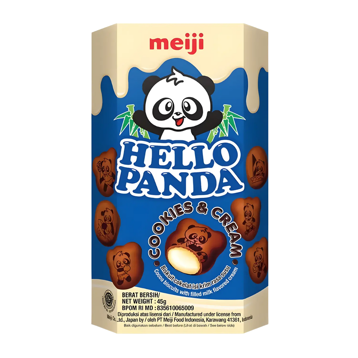 Meiji Hello Panda Cookies & Cream Flavour 42g