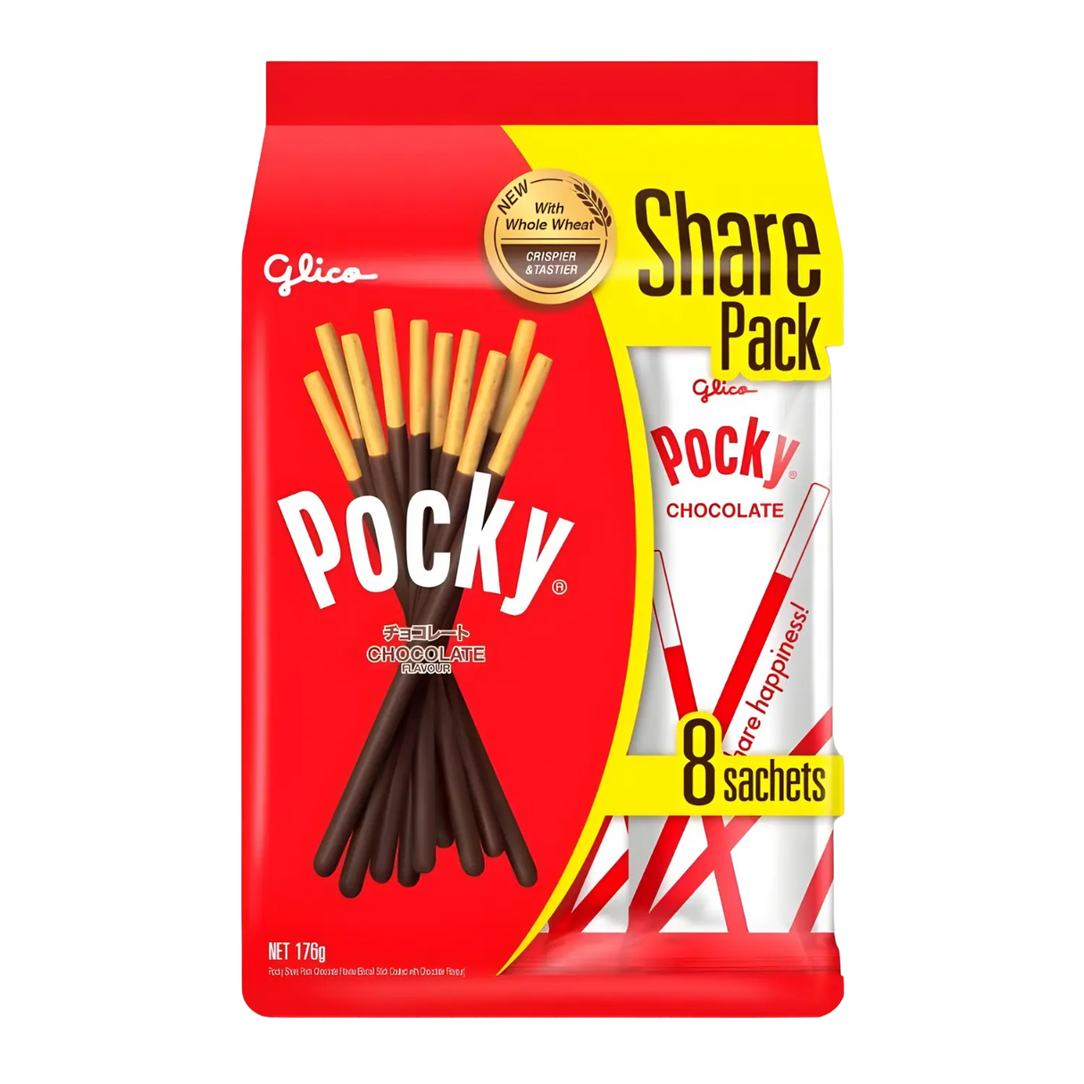 Glico Pocky 巧克力家庭装 176g