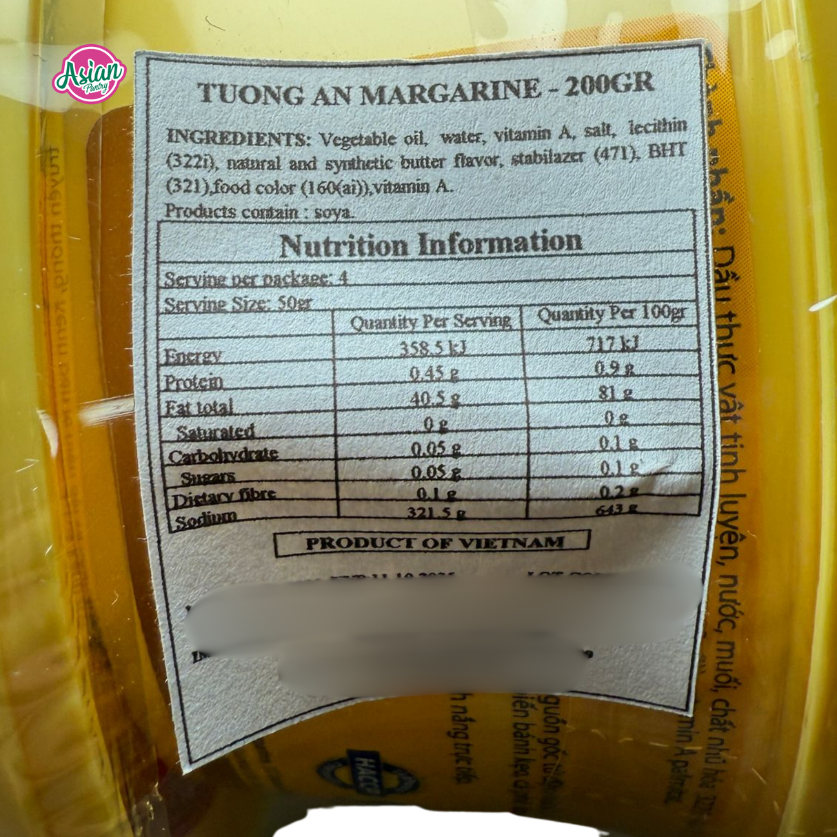 Tuong An Margarine 200g
