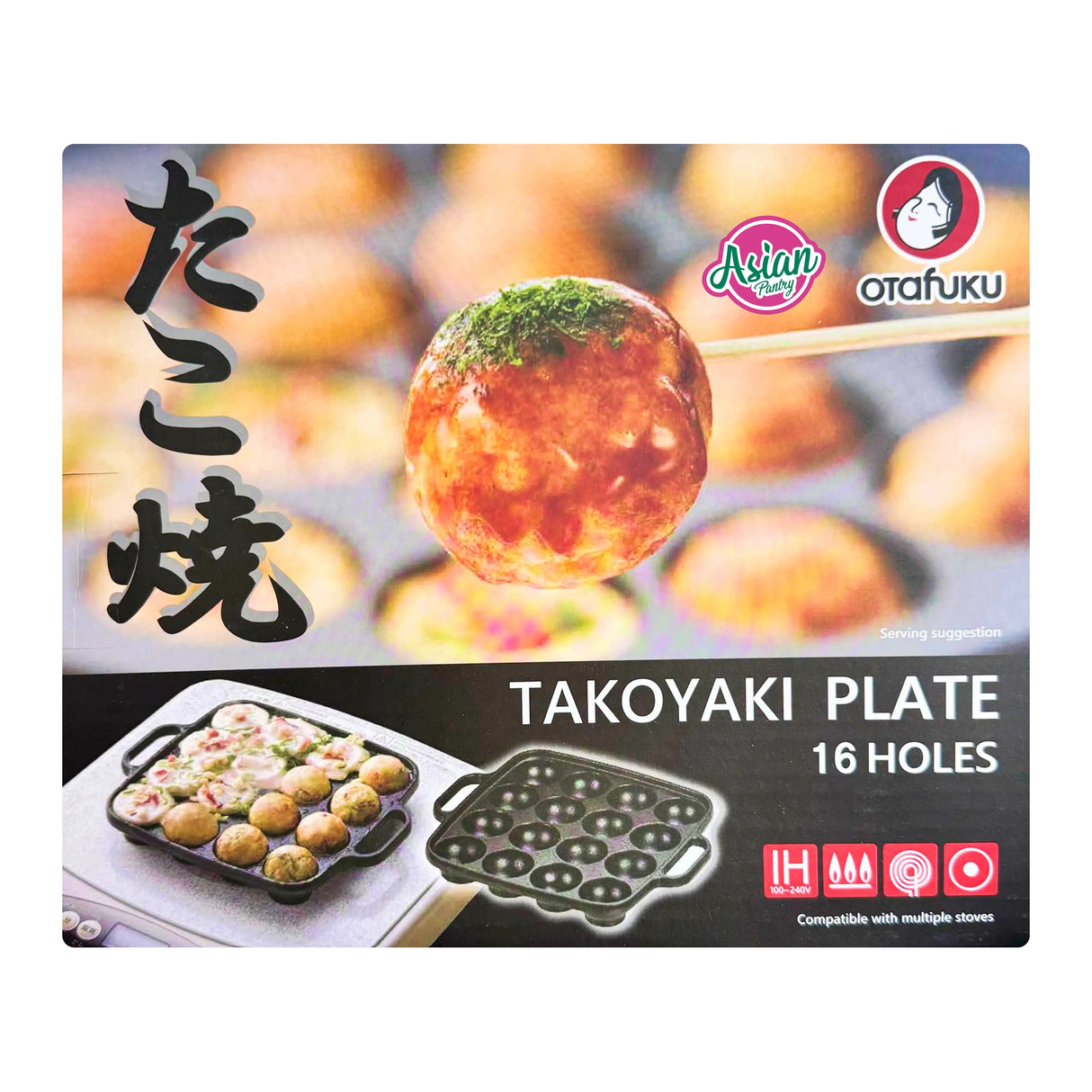Otafuku Takoyaki Plate (16 Holes)