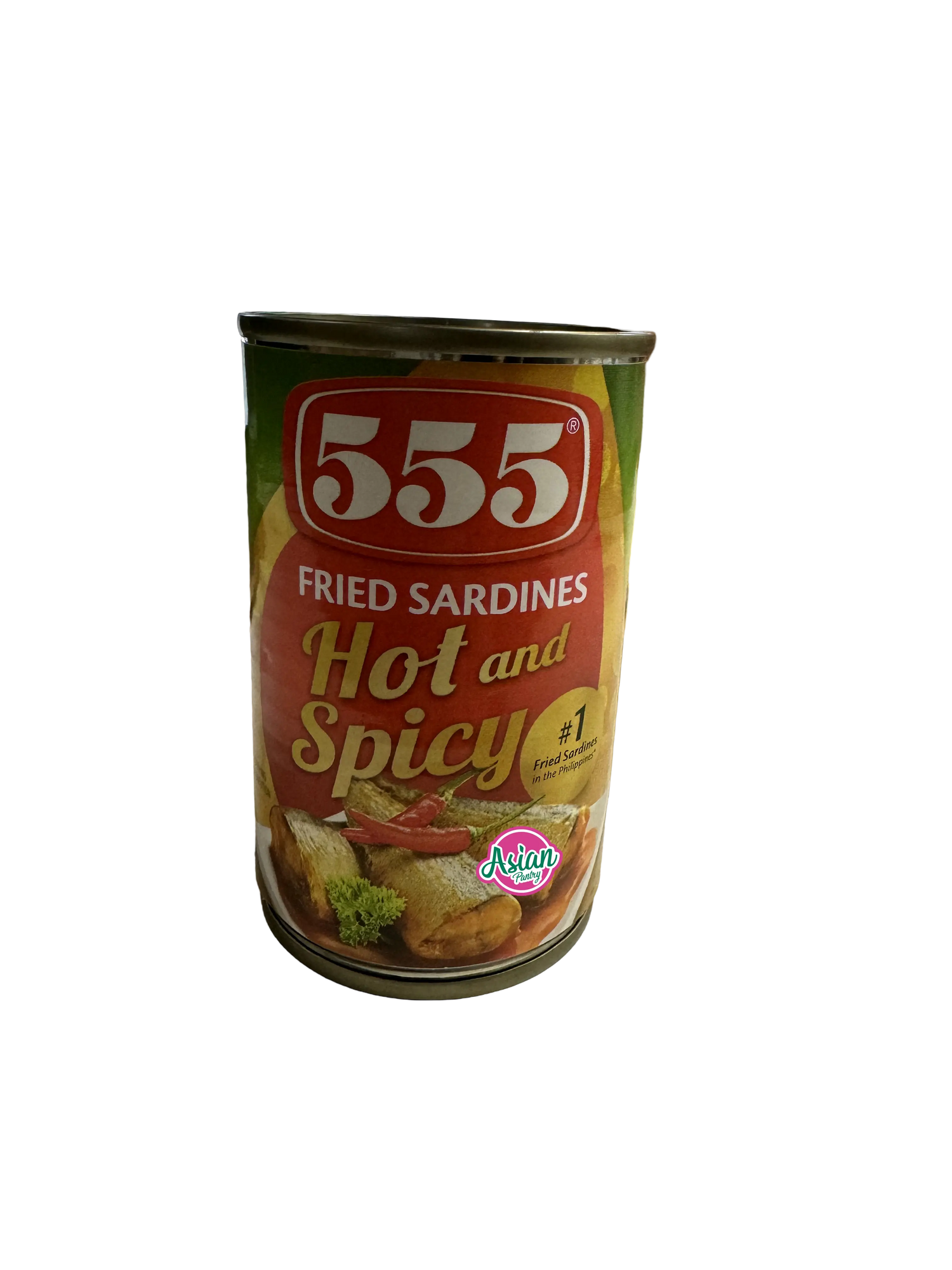 555 Ikan Sardin Goreng Panas & Pedas 155g
