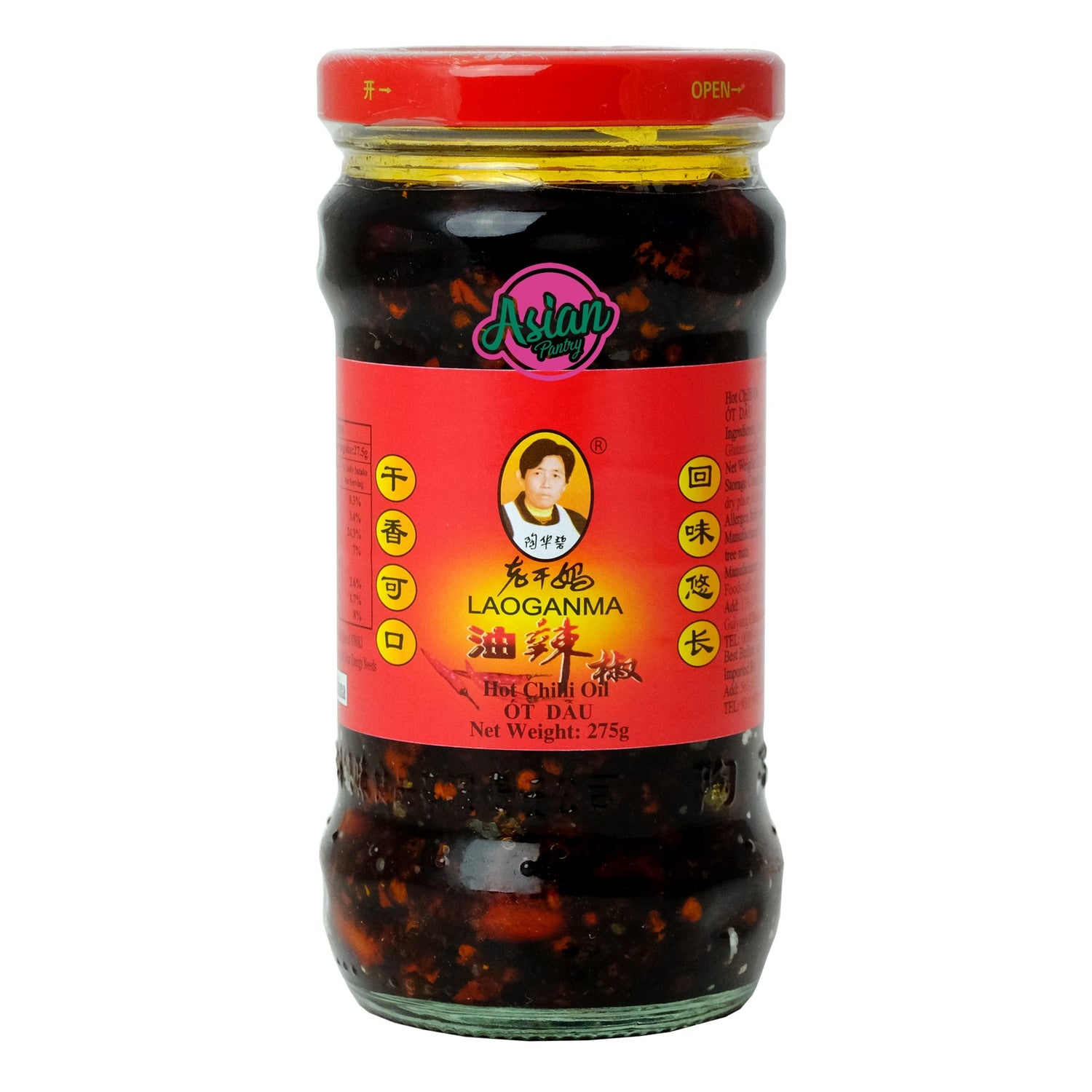 Minyak Cili Panas Laoganma dengan Kacang Tanah 275g
