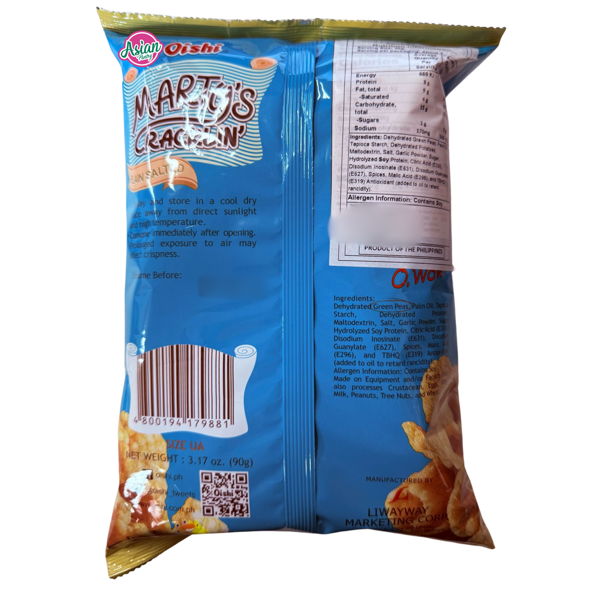 Perisa Masin Biasa Oishi Marty 90g
