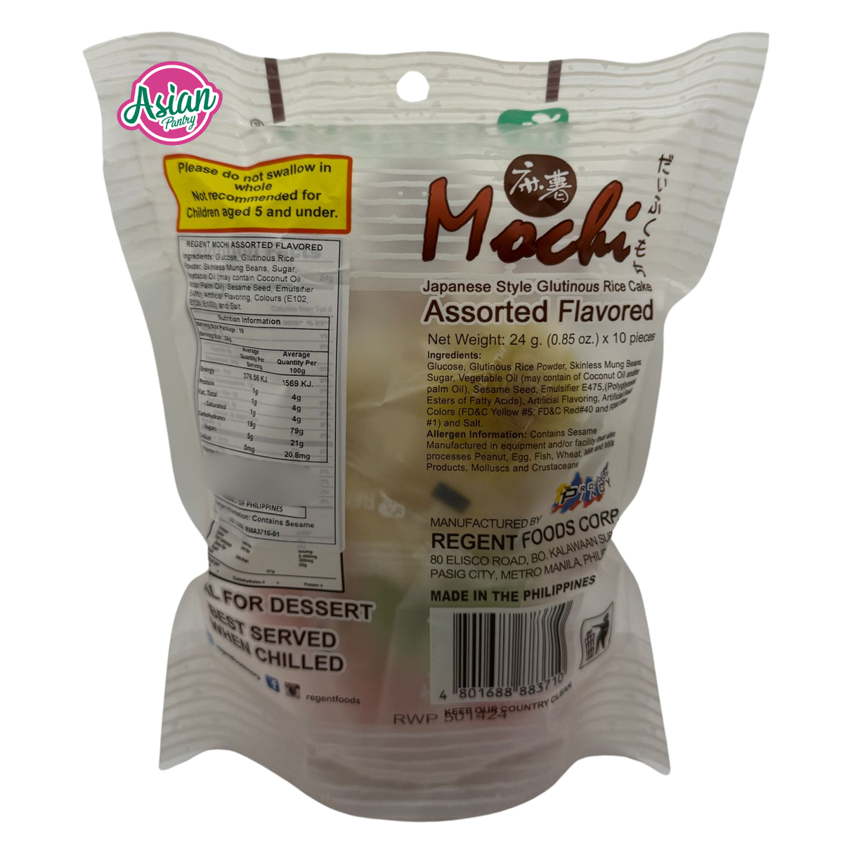 Regent Mochi Aneka Perisa 240g