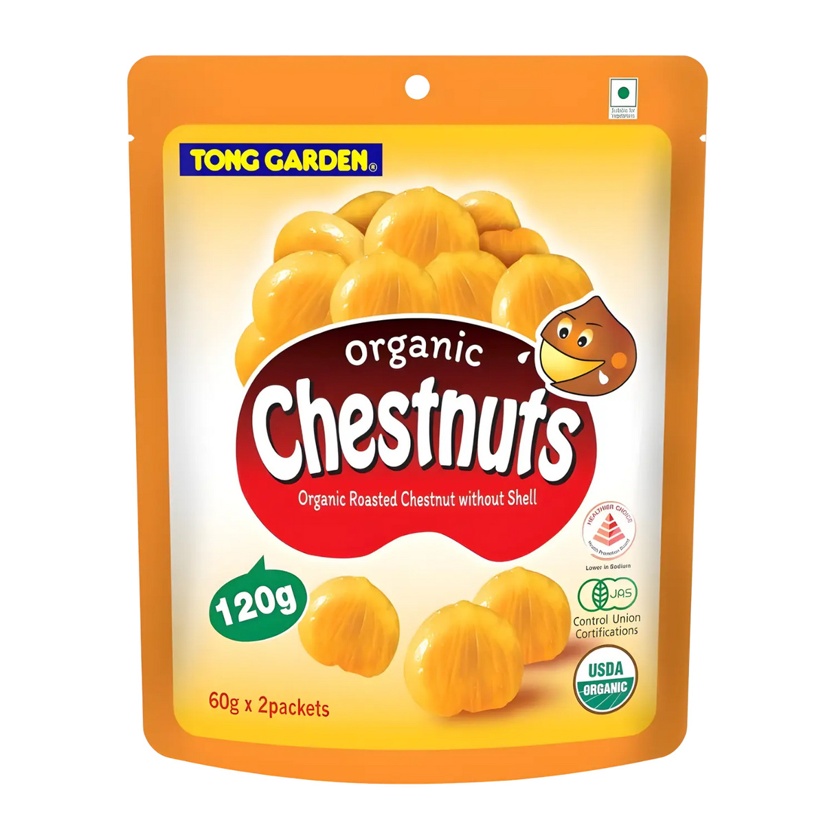 Tong Garden Organic Roasted Chestnuts 120g