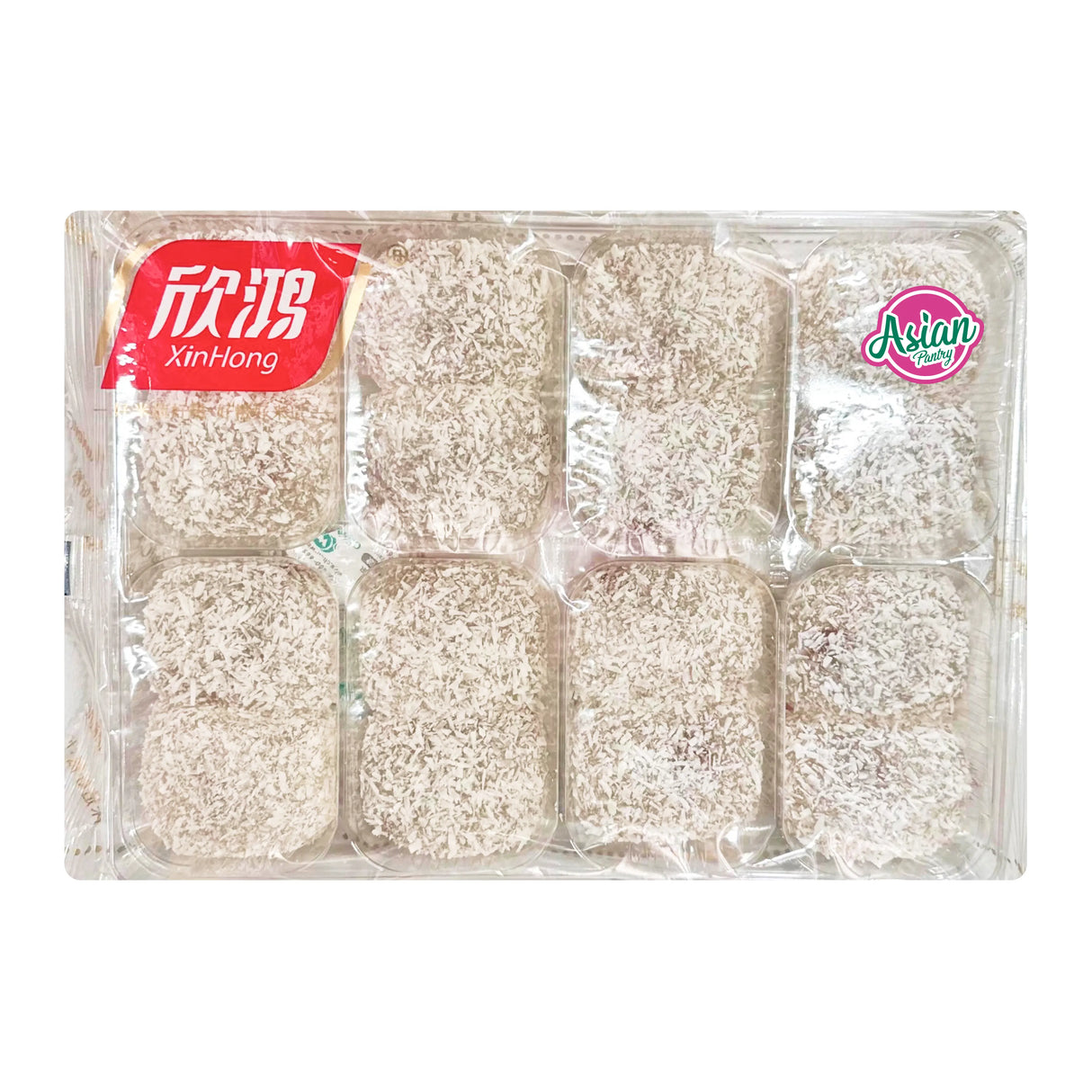 XinHong Shredded Coconut Red Bean Filling Mochi 500g