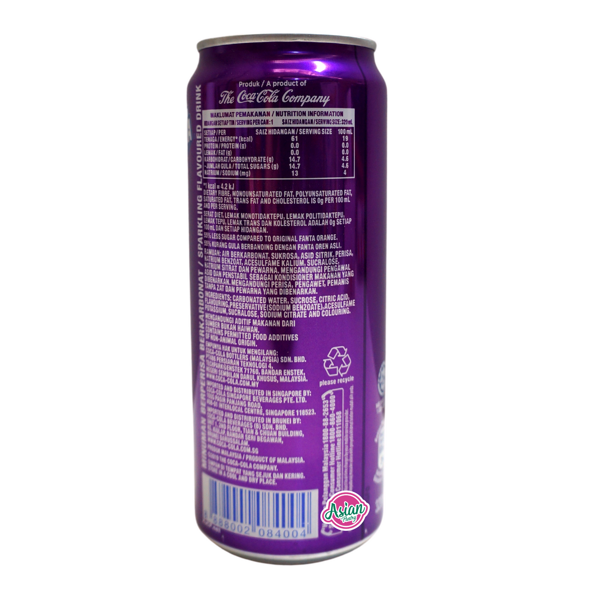 Minuman Perisa Anggur Fanta 320ml