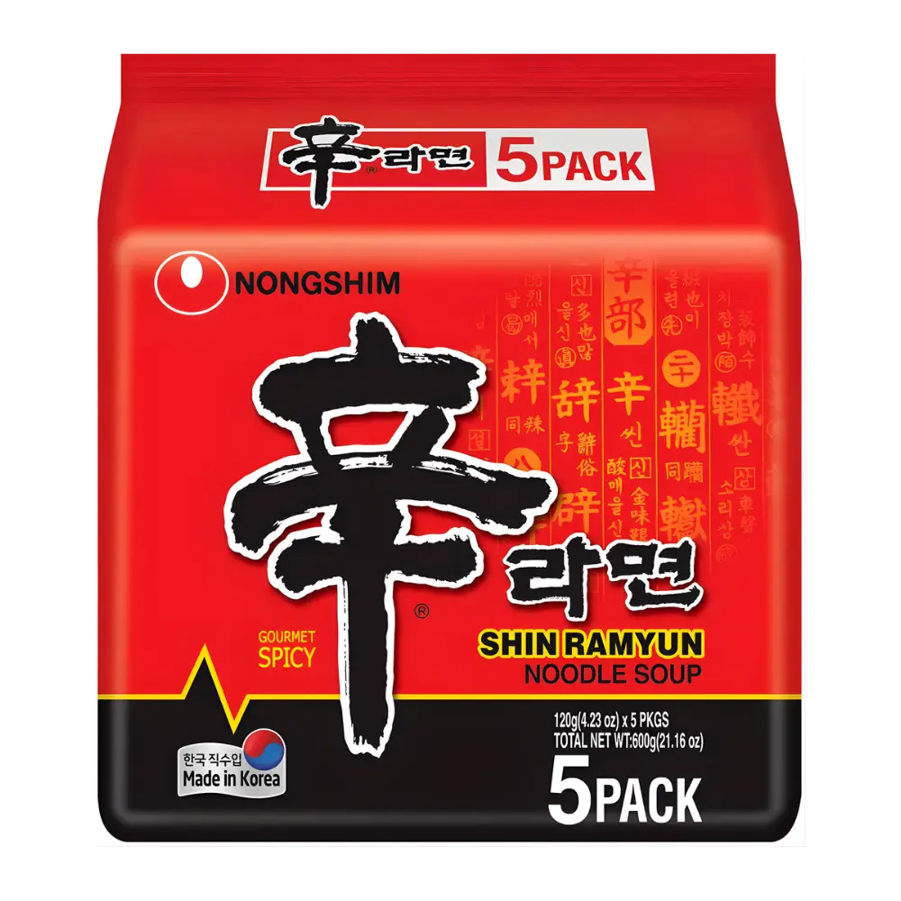 Nongshim Shin Ramyun (5 pek) 600g