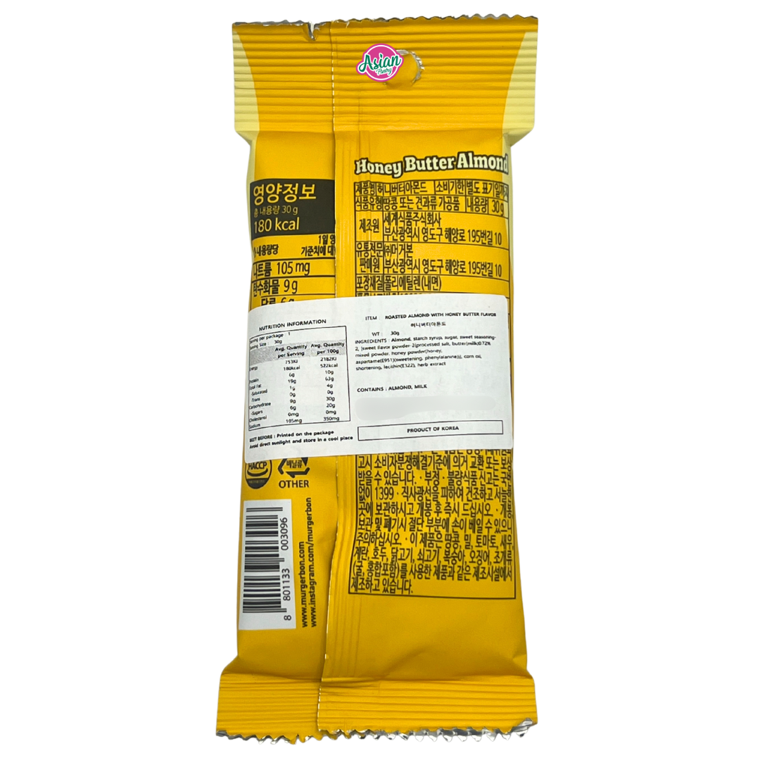Murgerbon Honey Butter Almond 30g