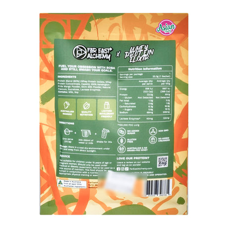 Far East Alchemy Whey Protein Elixir - Mango (Single Serve) 33g