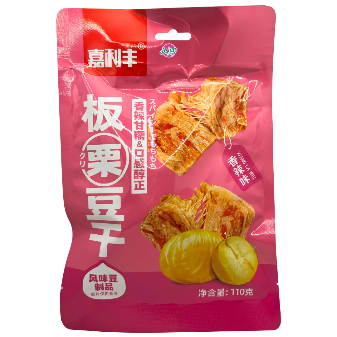 Jia Li Feng Chestnut Tofu Snack (BBQ Flavour) 110g