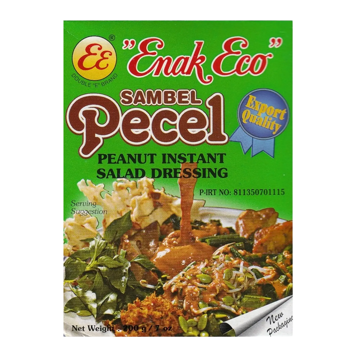Enak Eco Sambel Pecel Instant Spicy Peanut Salad Dressing Hot 200g (BBD: 06/03/2026)