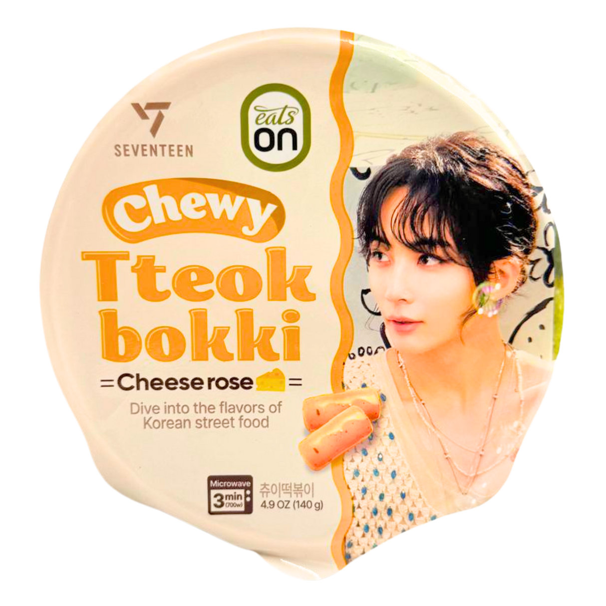 HY SEVENTEEN Chewy Tteokbokki Rose Cheese (Random Member) 140g