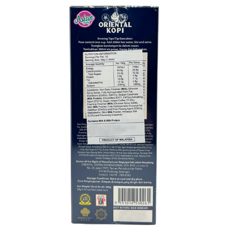 Oriental Kopi Himalayan Salt White Coffee Classic 380g