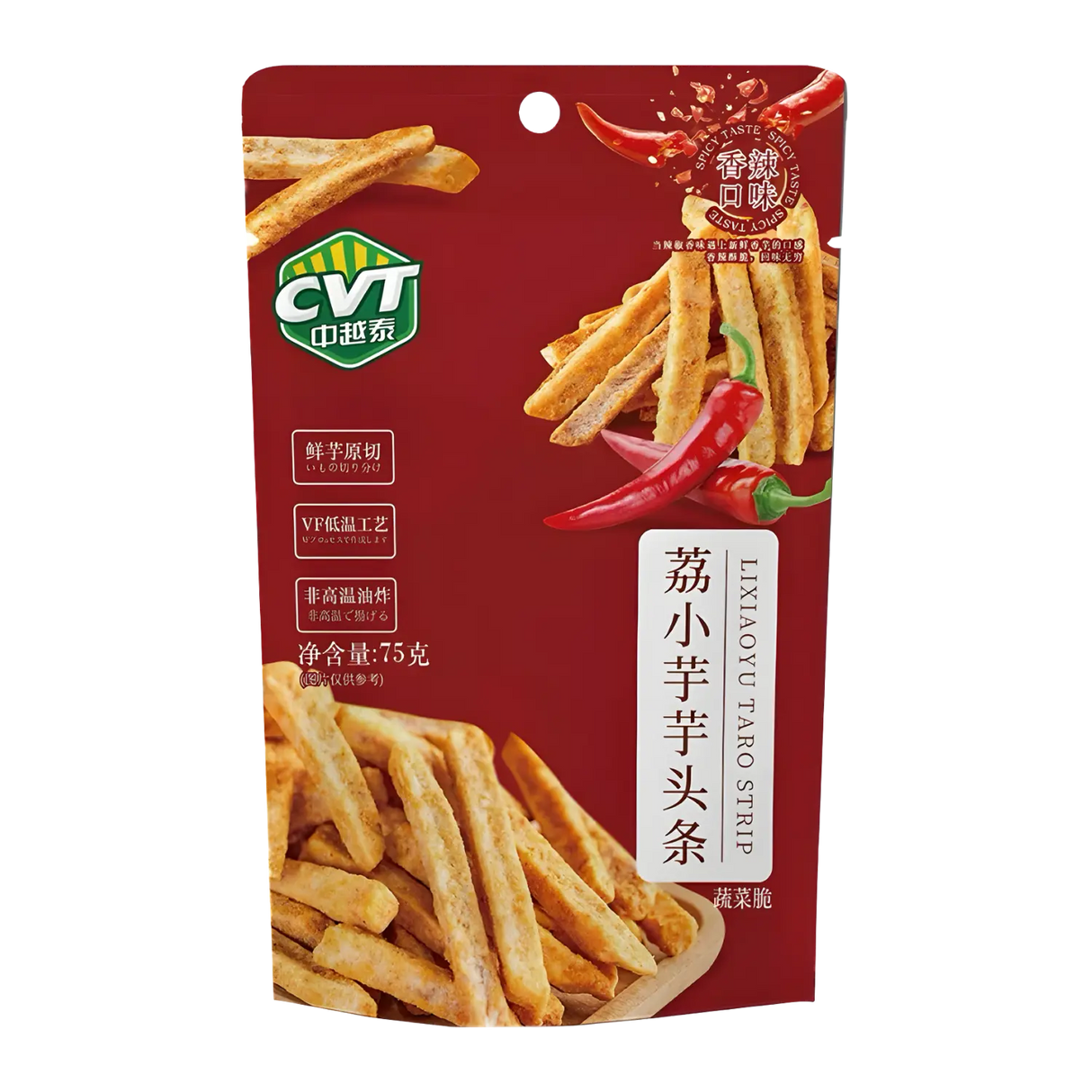 Zhongyuetai Taro Strips Spicy Flavour 75g