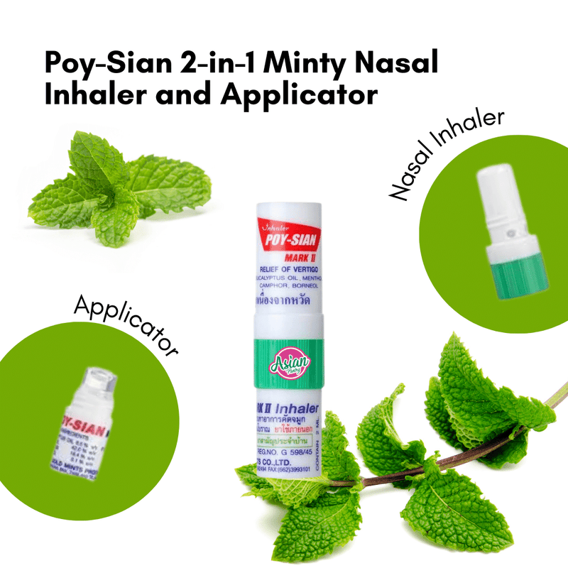 Poy-Sian Minty Nasal Inhaler & Applicator