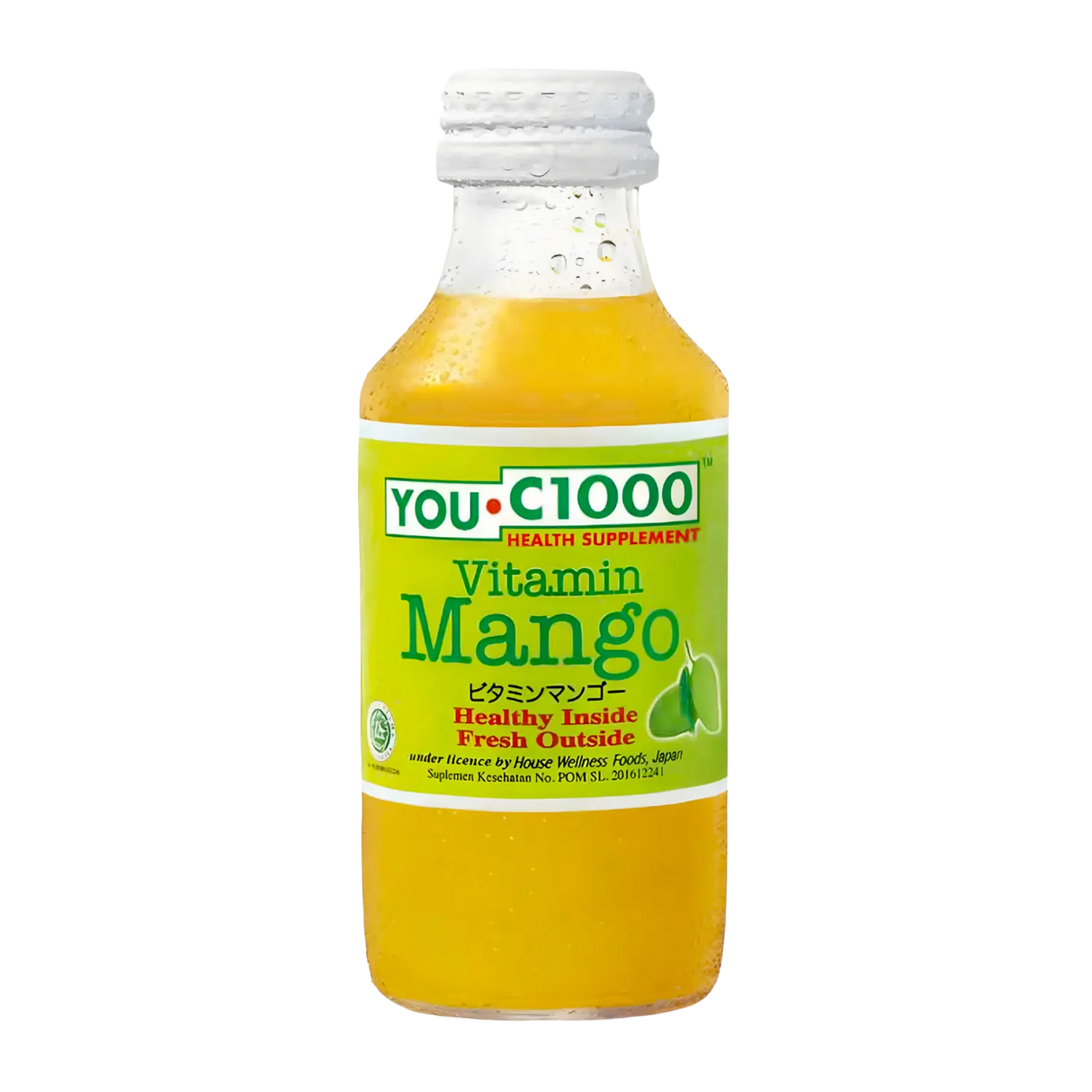 YOUC1000 Glass Bottle Vitamin Mango (w/ Vitamin C) 140ml