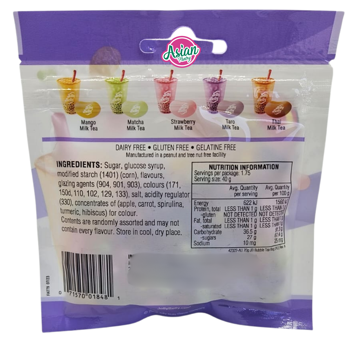 Jelly Belly Bubble Tea Flavour Jelly Beans 70g