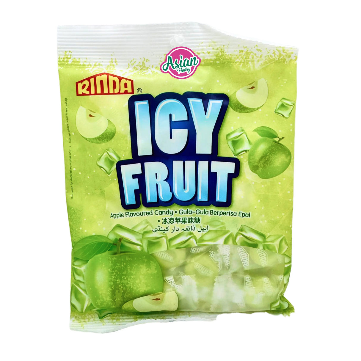 Rinda Icy Fruit Apple Flavoured Candy  100g