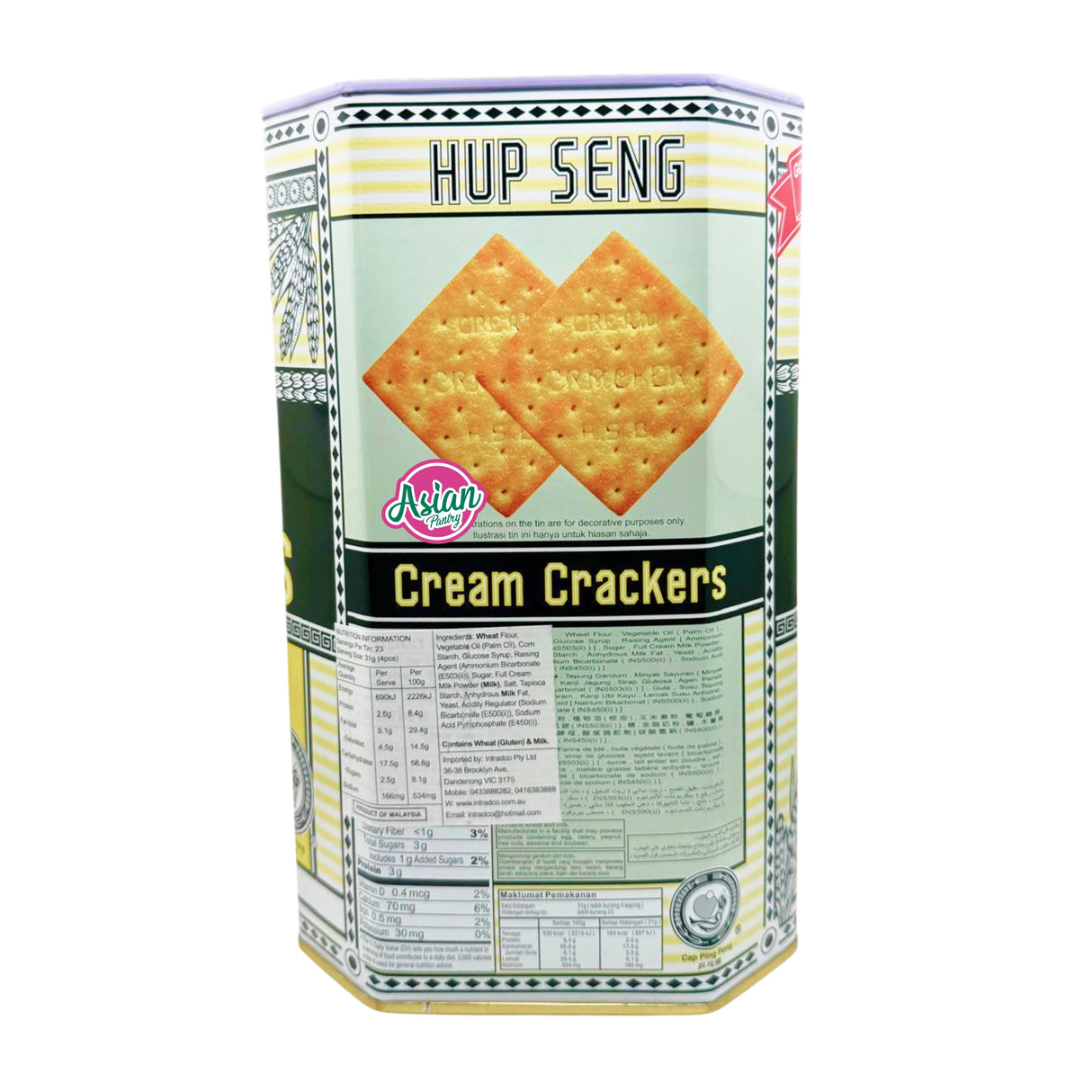 Hup Seng Cream Crackers in Tin 700g