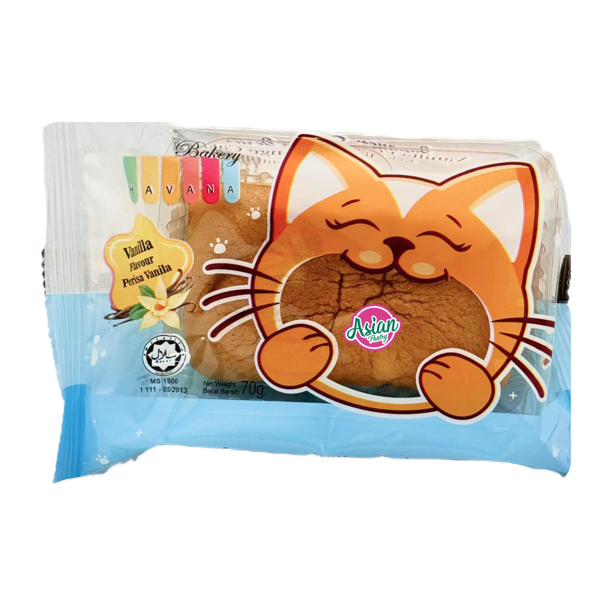 Yami Japanese Chiffon Vanilla Flavour Sponge Cake 70g (BBD: 29/01/2026)