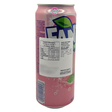 Coca Cola Fanta White Peach Flavour 500ml