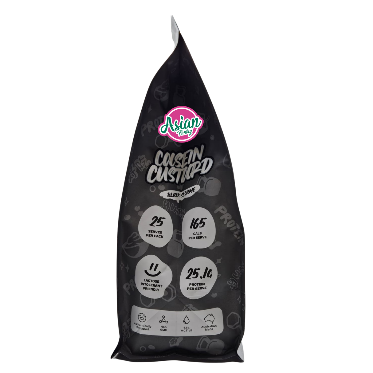 Far East Alchemy Casein Protein Custard Black Sesame (Limited Edition) 1kg - Image 3