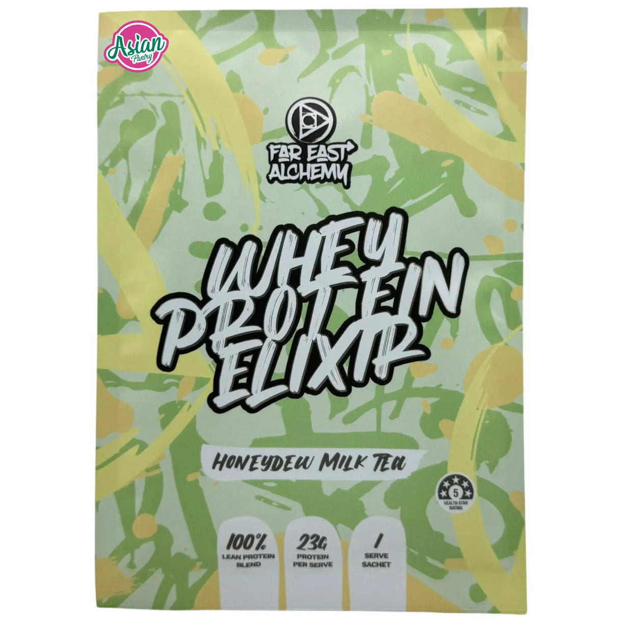 Far East Alchemy Whey Protein Elixir Teh Susu Honeydew (Sajian Tunggal) 33g
