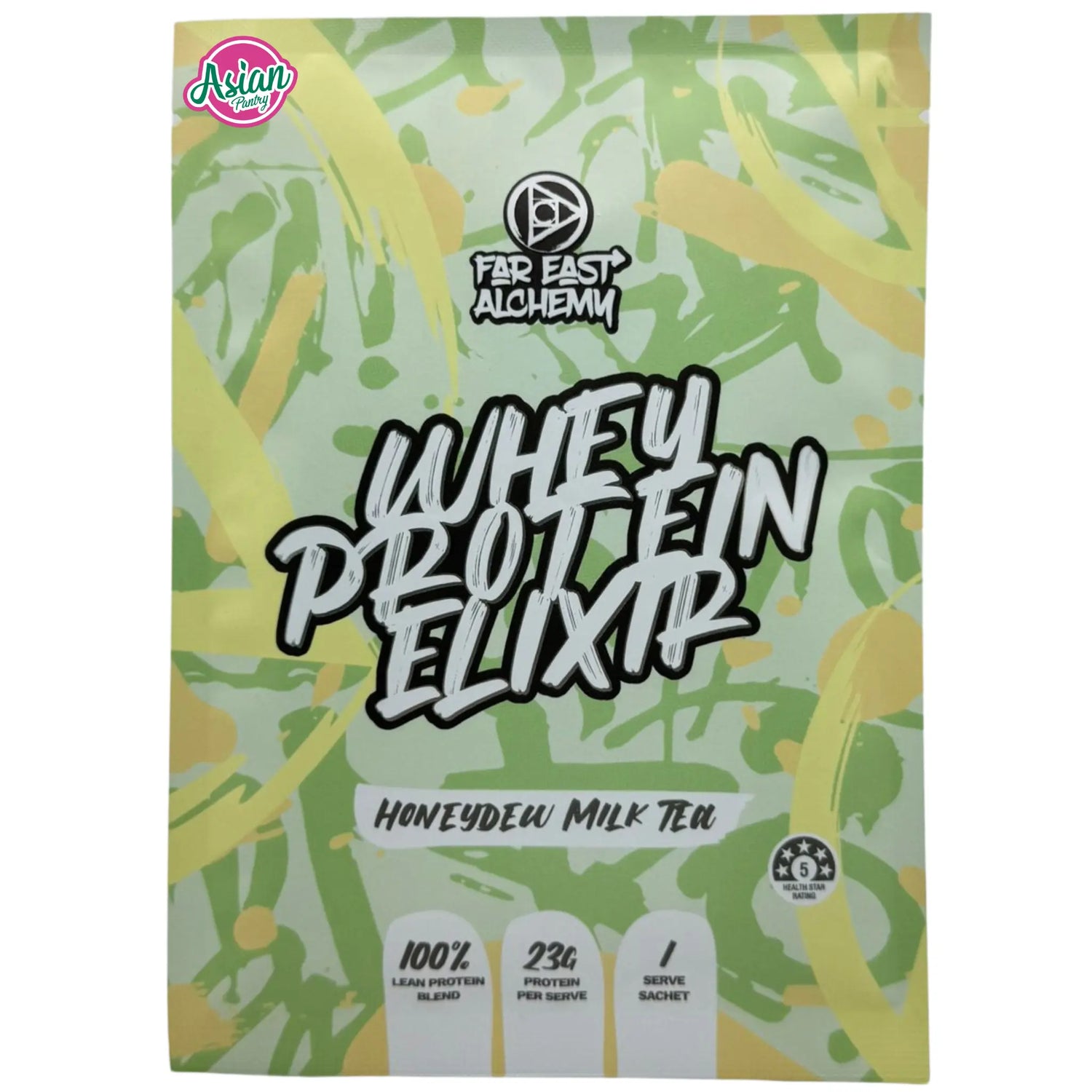 Far East Alchemy Whey Protein Elixir Teh Susu Honeydew (Sajian Tunggal) 33g