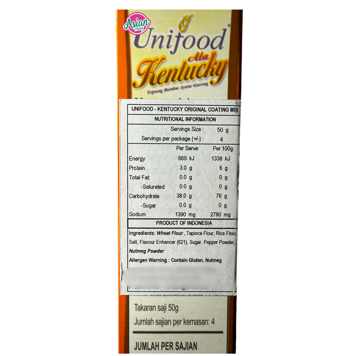 Unifood Coating Mix - Kentucky Original 200g