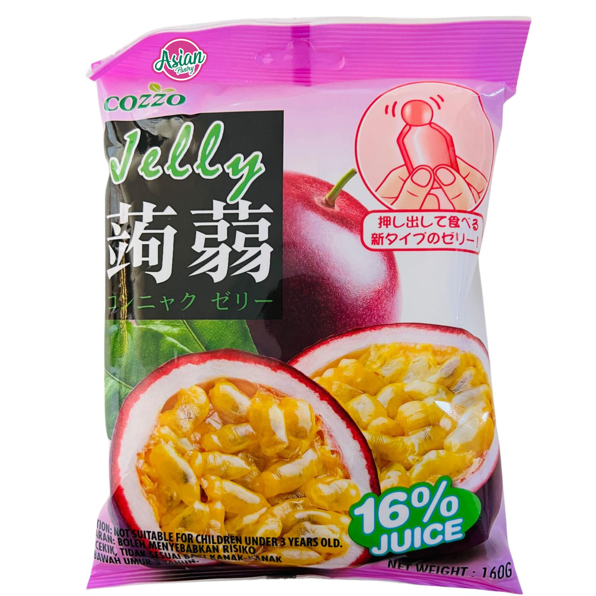 Cozzo Konnyaku Jelly Passion Fruit 160g