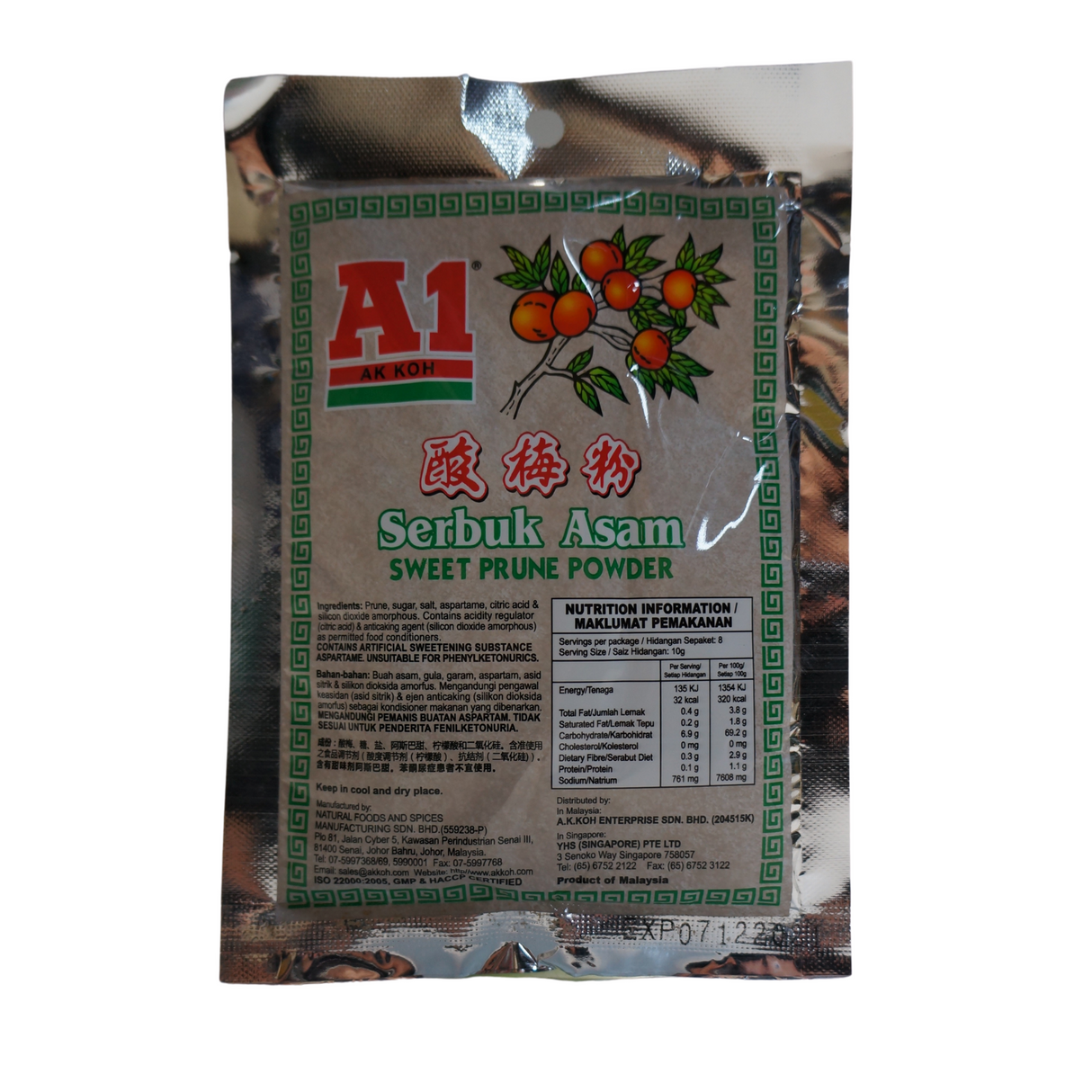 Serbuk Prun Manis A1 80g