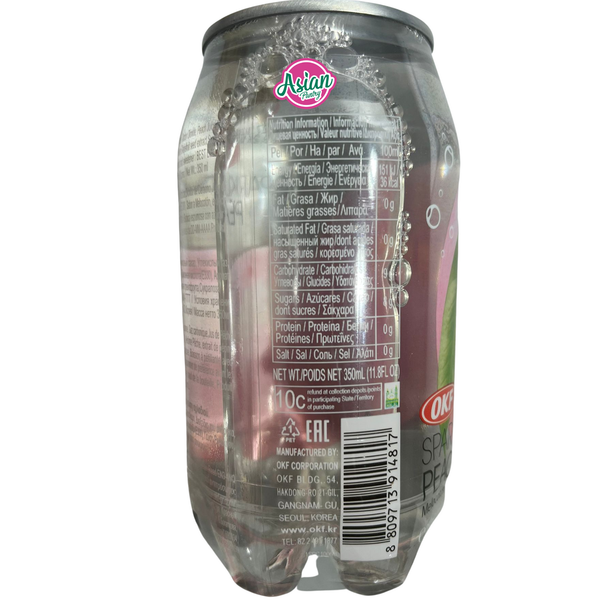 OKF Sparkling Peach Drink 350ml