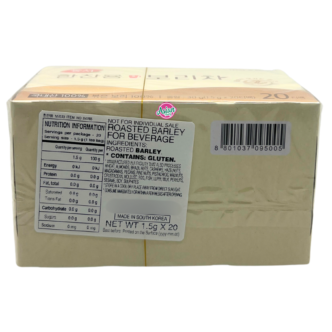 Dongsuh Tea Roasted Barley 20 Teabags for Beverage 30g