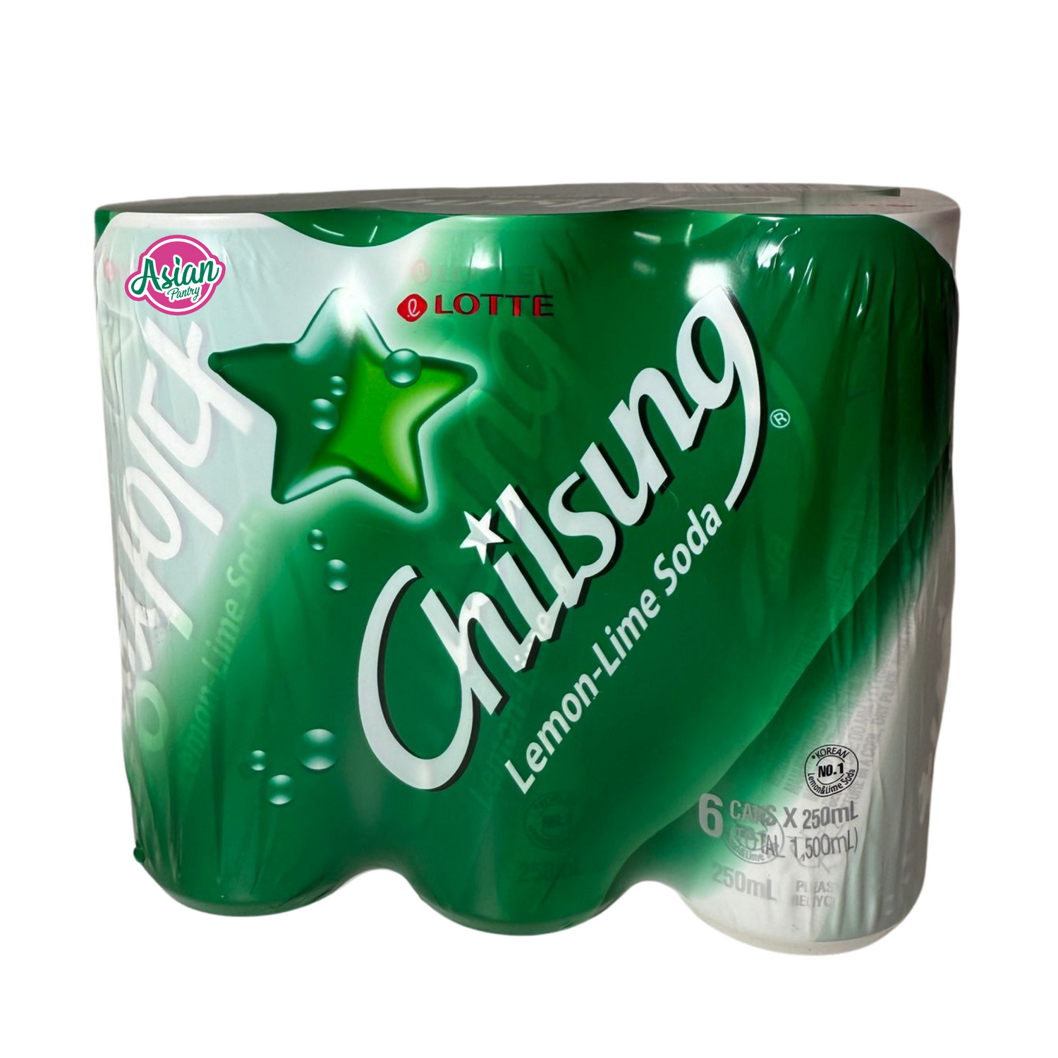 Lotte Chilsung Cider Lemon-Lime Soda Tin 250ml