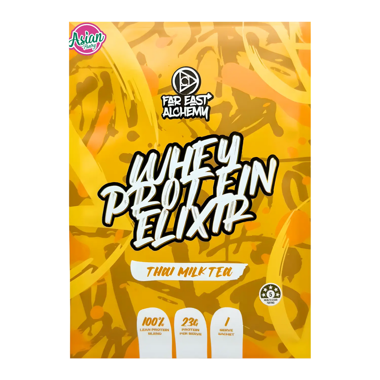 Far East Alchemy Whey Protein Elixir Teh Susu Thai (Sajian Tunggal) 33g