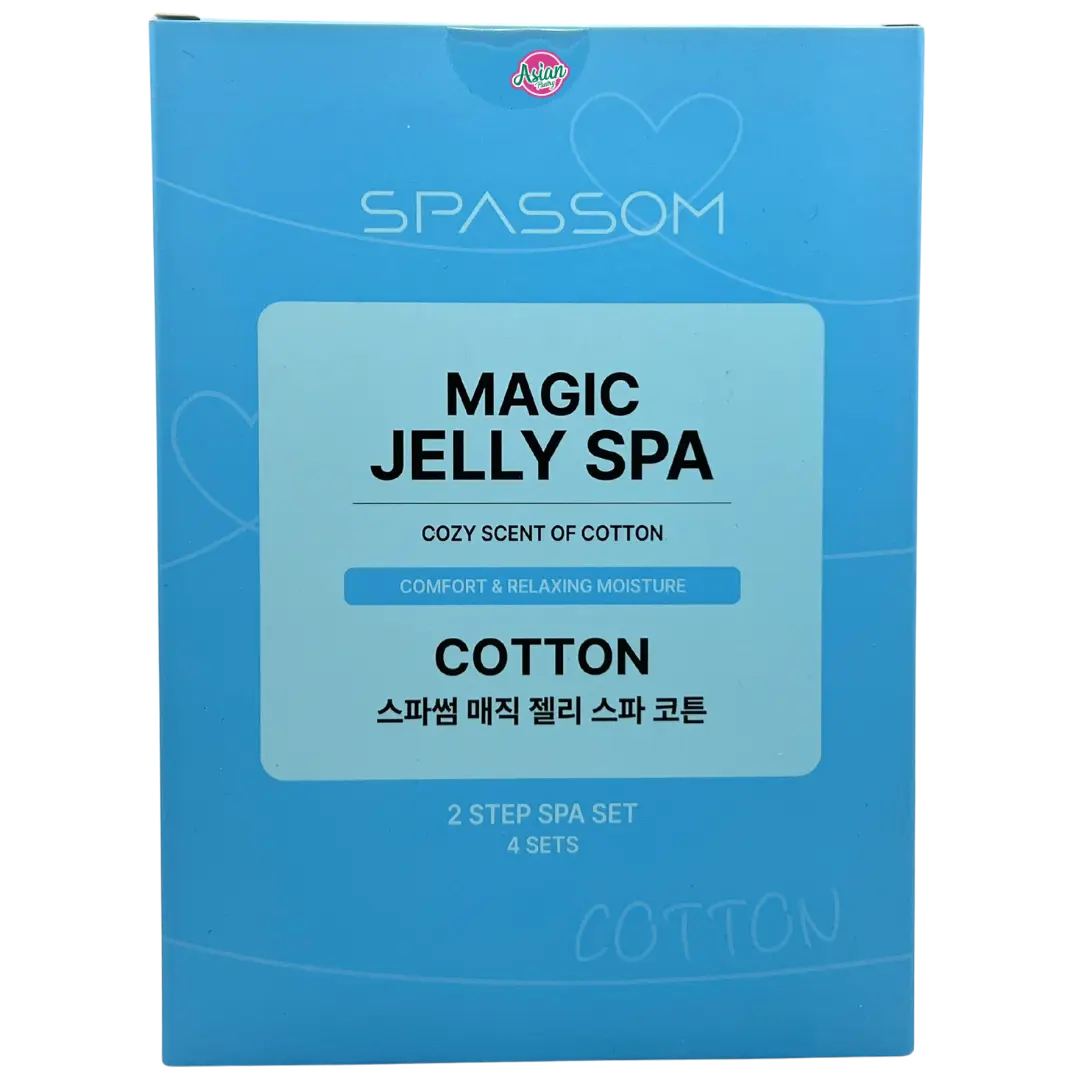 SPASSOM Magic Jelly Foot Spa Set 4pk Cotton 400g