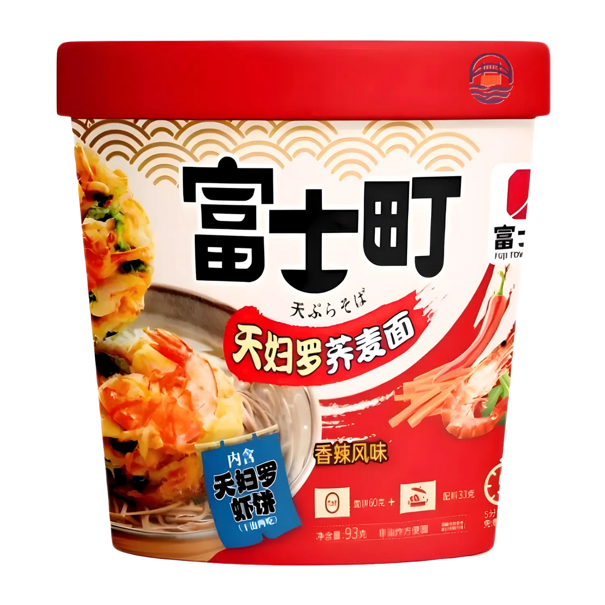 Fuji Town Tempura Soba Instant Noodles (Spicy Beef Flavour) 93g