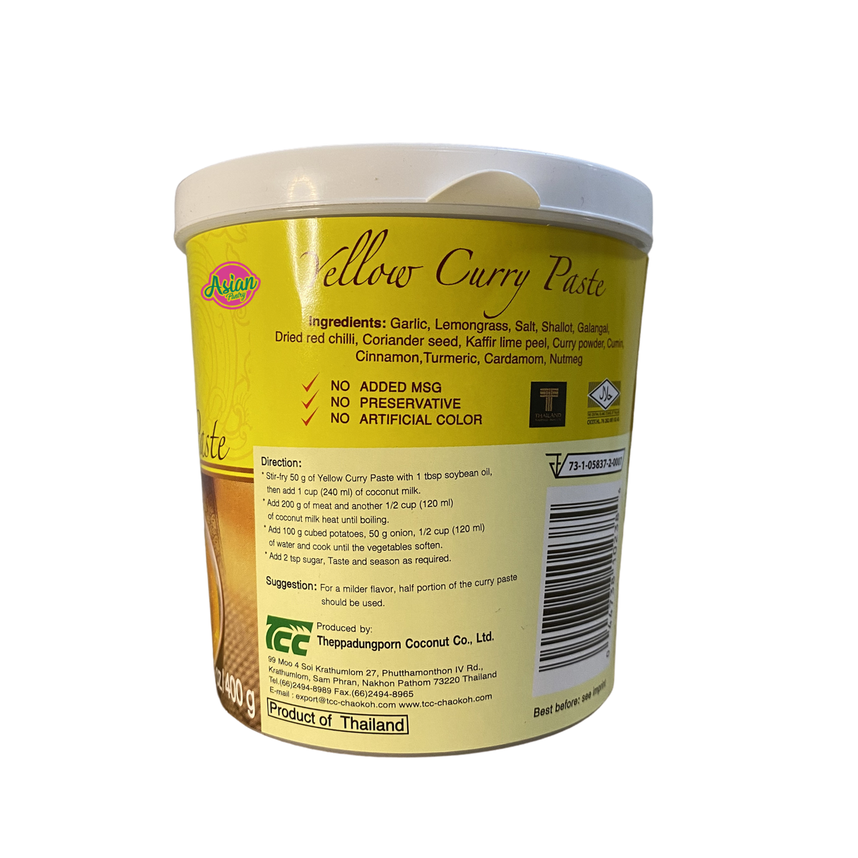 Mae Ploy Yellow Curry Paste 400g