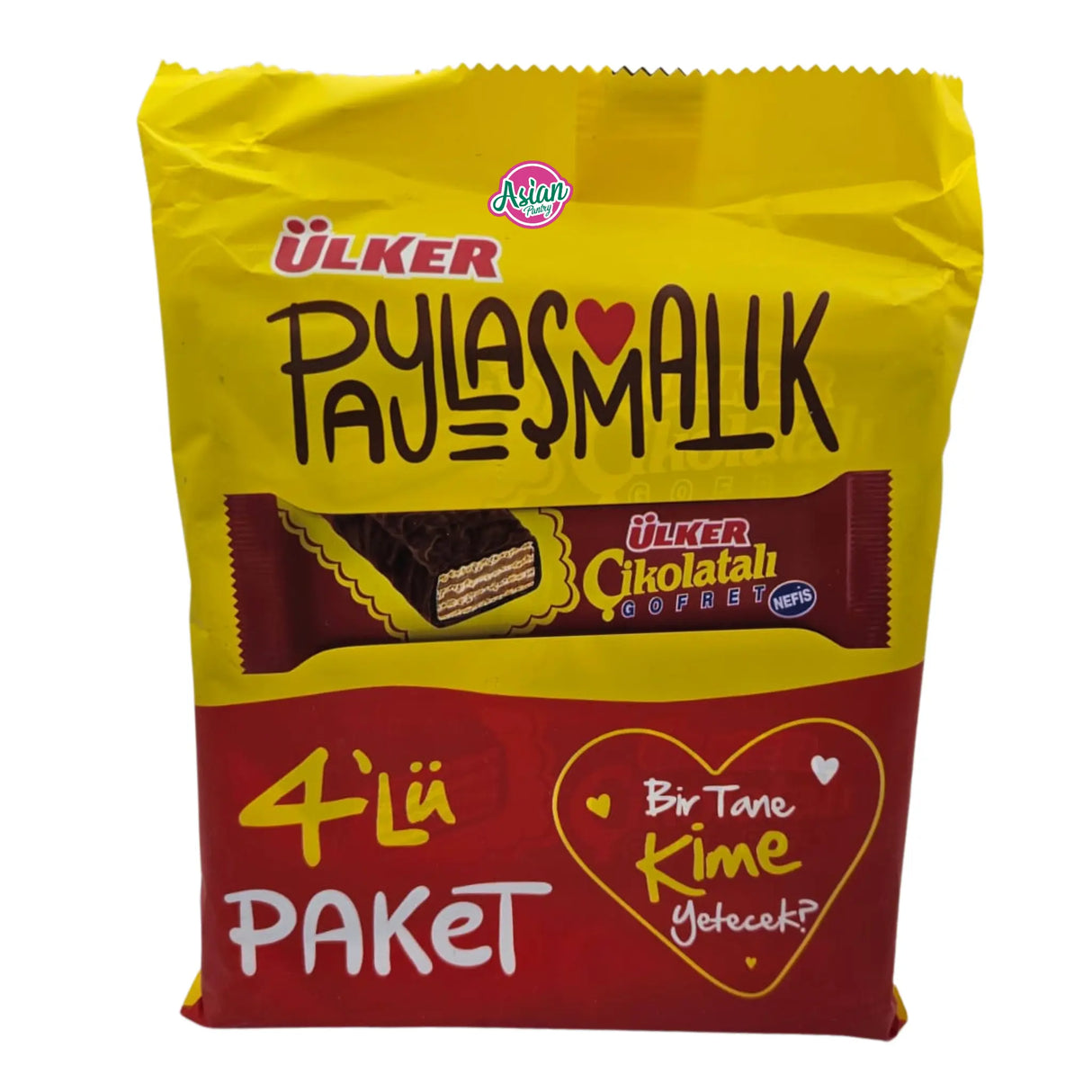 Ulker Chocolate Wafer 4pc 144g