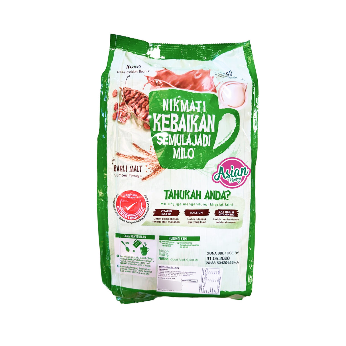 Nestle Milo Active-Go Powder 900g