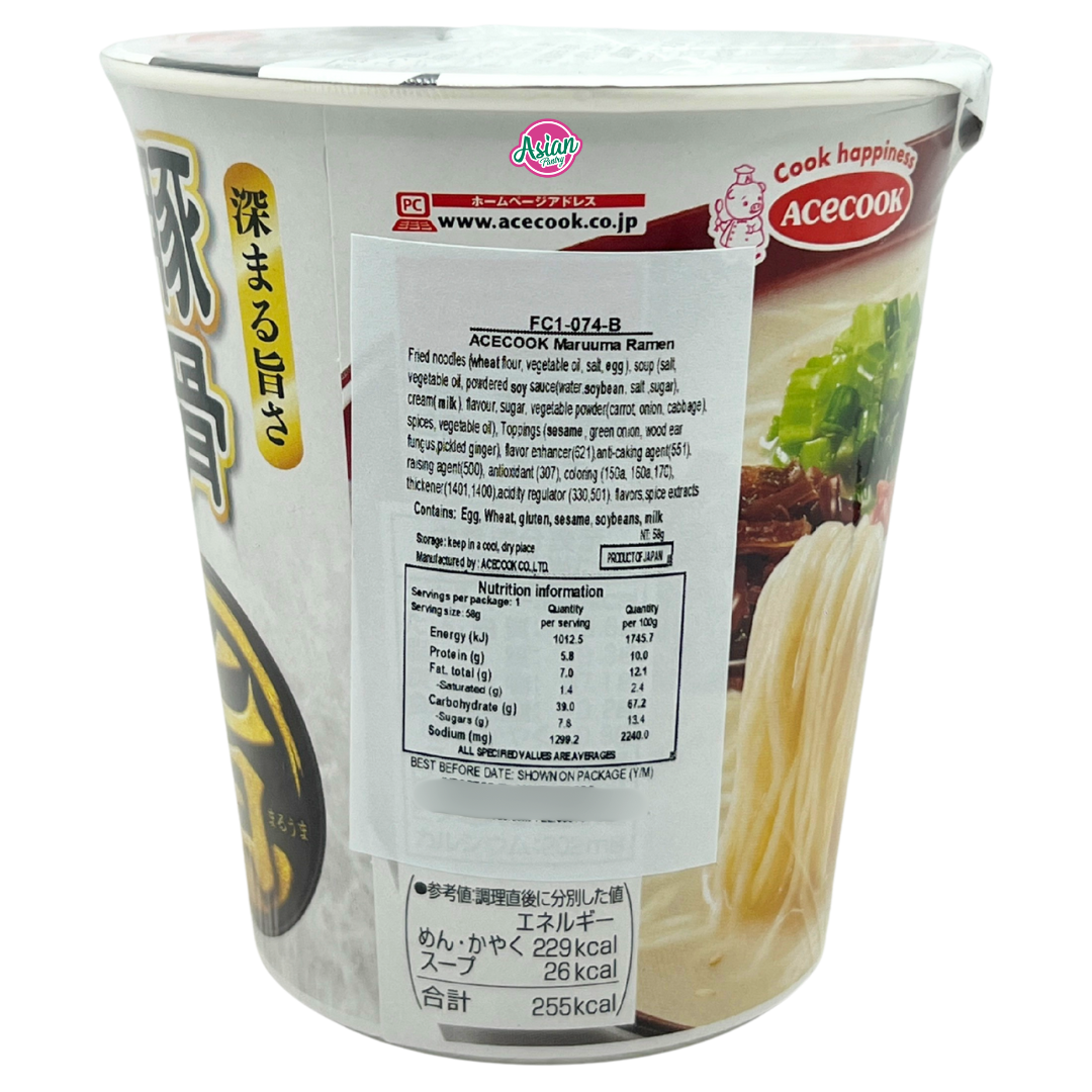 Acecook Maruma Tonkatsu Ramen 58g
