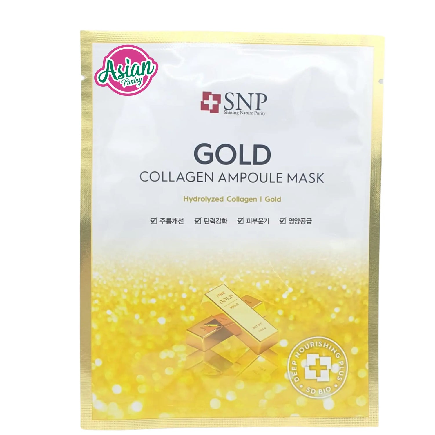 SNP Gold Collagen Ampoule Mask