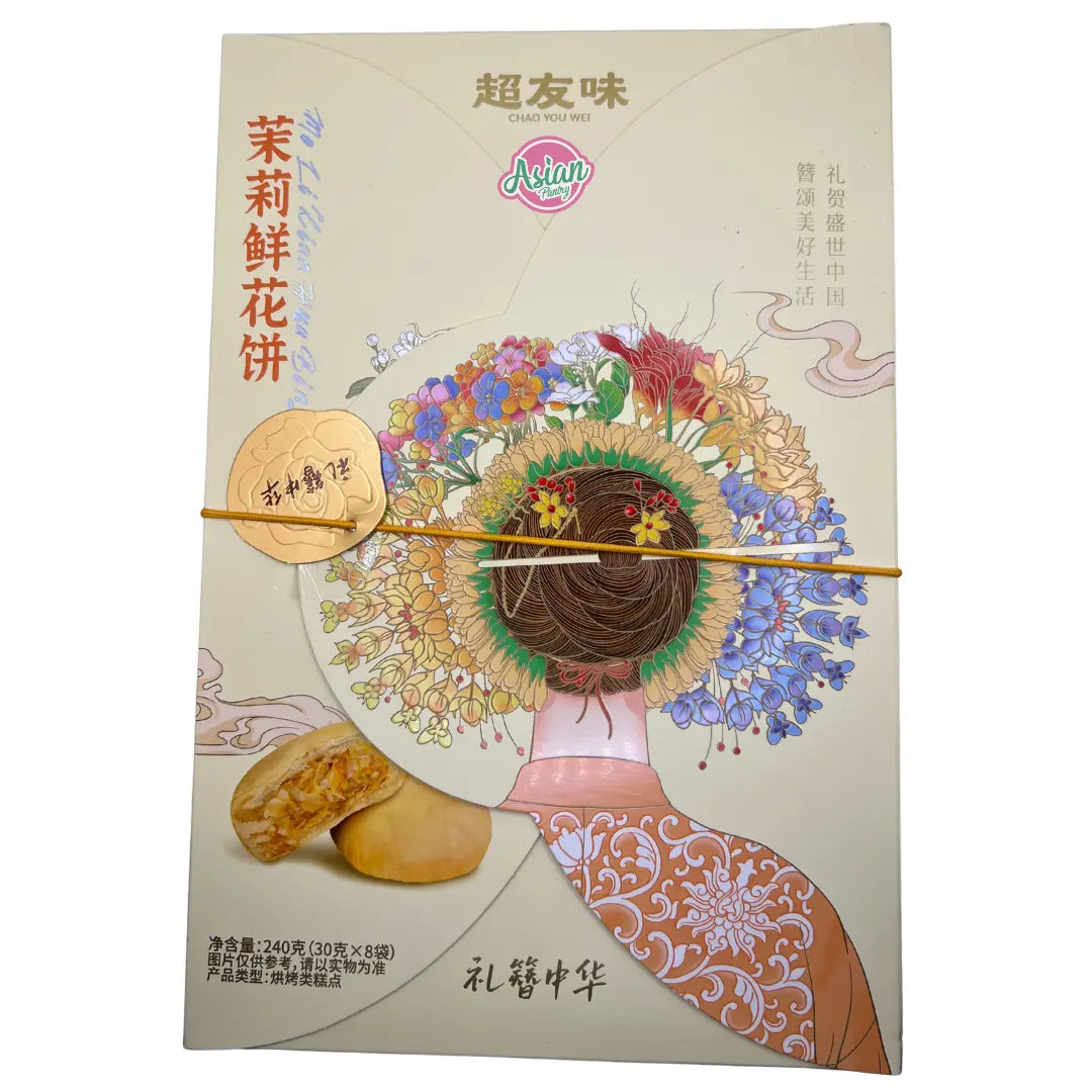 Chao You Wei Jasmine Flavoured Flower Cake 240g