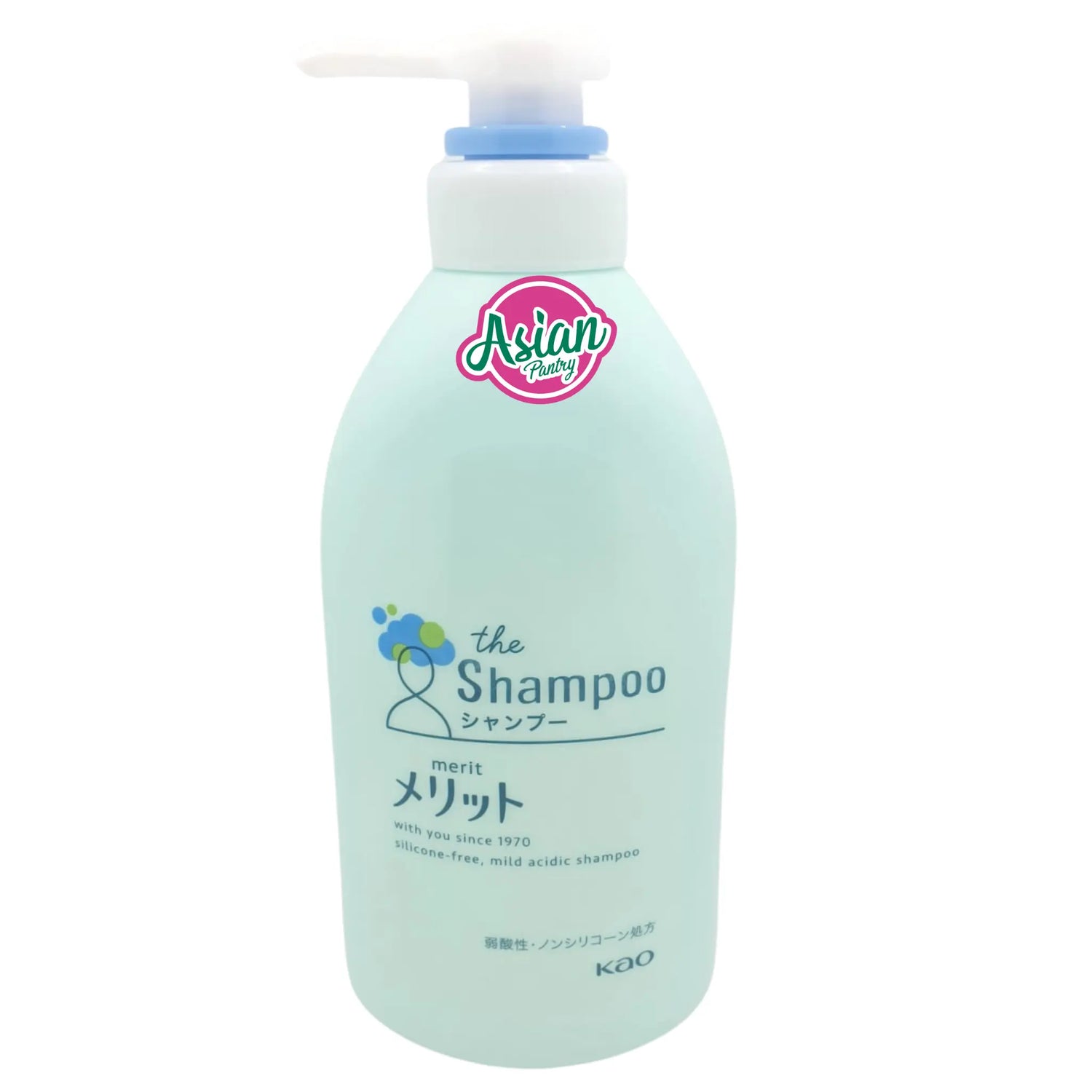 花王 Merit 头皮清洁无硅油洗发水 泵瓶 480ml
