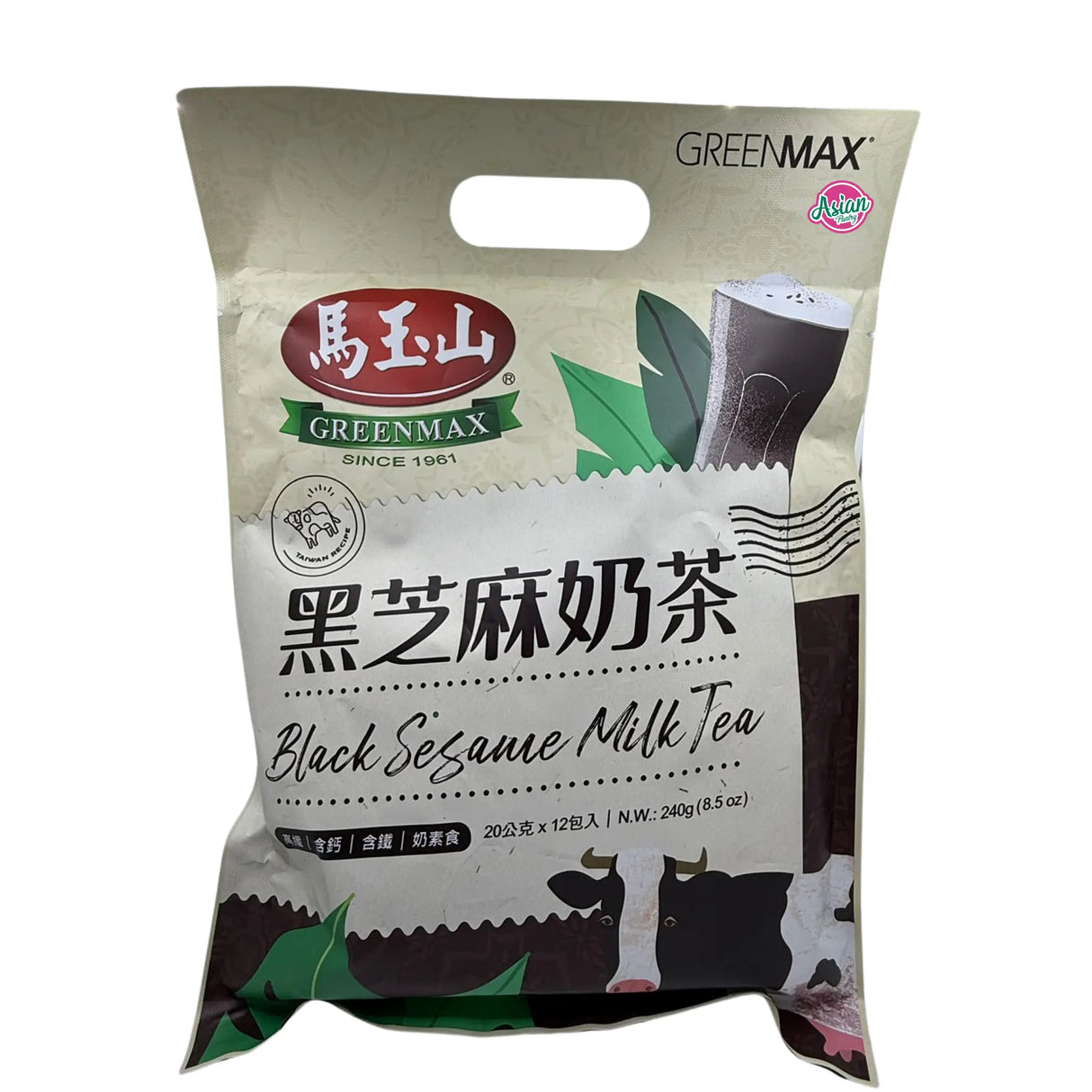 Teh Susu Bijan Hitam Greenmax 240g