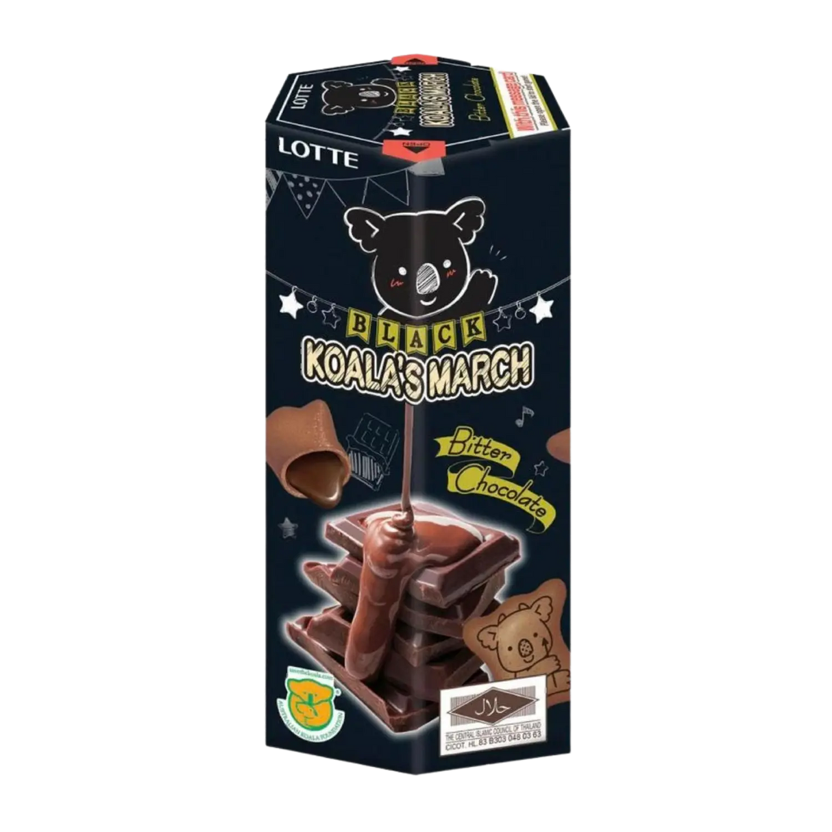 Lotte Koalas March Black Chocolate 37g
